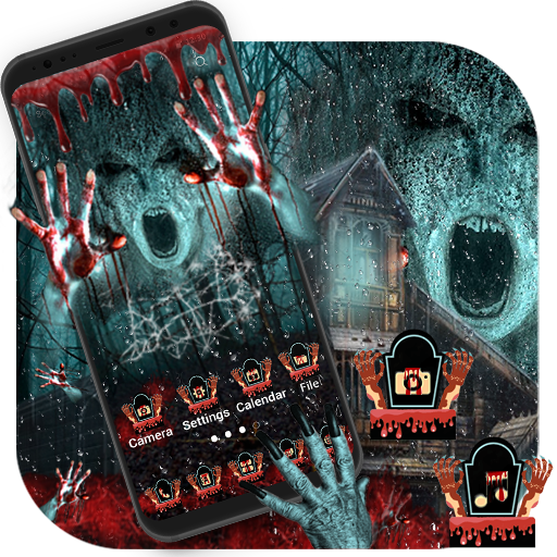 Scary Horror Launcher Theme Li icon