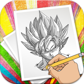 How To Draw Goku icon
