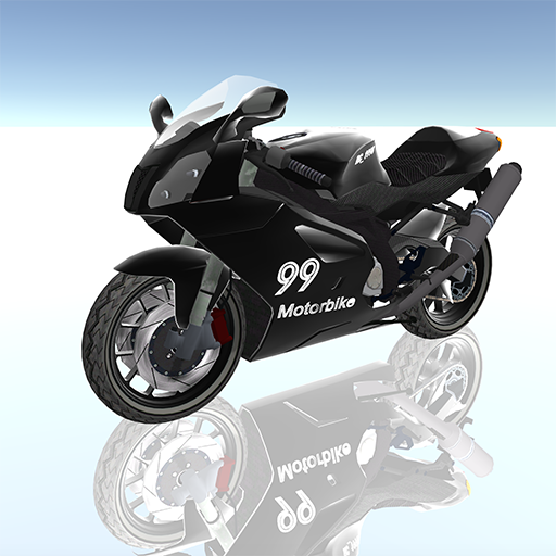 मोटरसाइकिल ड्राइविंग और ट्रैफिक गेम सिम्युलेटर आइकन