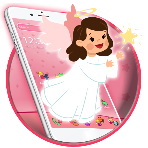 White Angel Fairy Theme icon