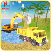 River Sand Excavator Sim icon