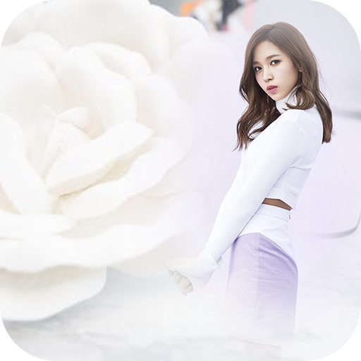 White Rose Photo Frame icon