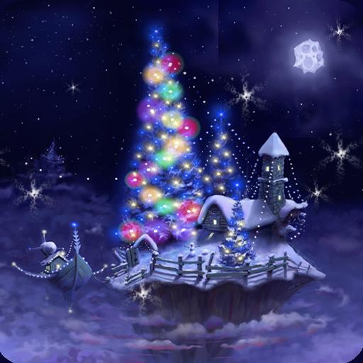 Christmas Snow Fantasy Live Wallpaper icon