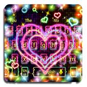 स्वीट हार्ट नियॉन कीबोर्ड on 9Apps