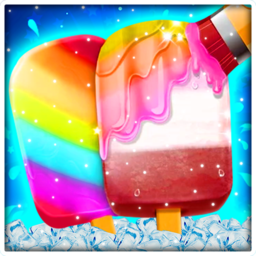 Rainbow Glowing Ice Candy Maker- DIY Cooking Game icon