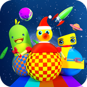 3D Space Robots - Free Colorful Game For Kids icon
