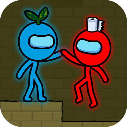 Red and Blue Stickman : Animation Parkour icon