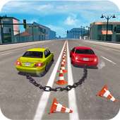 Chained Cars Stunt Game