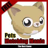 Pet Matching Free Game For Kid icon