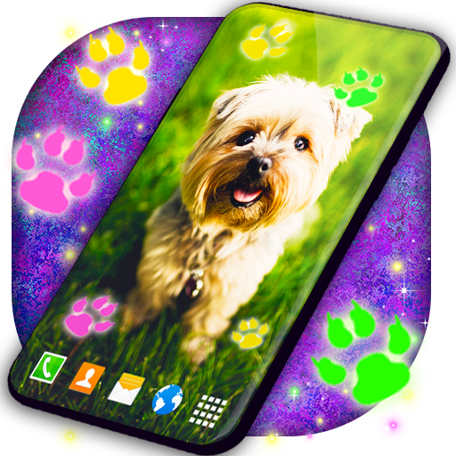Cute Puppy Live Wallpaper 🐶 Dog Paws Wallpapers icon