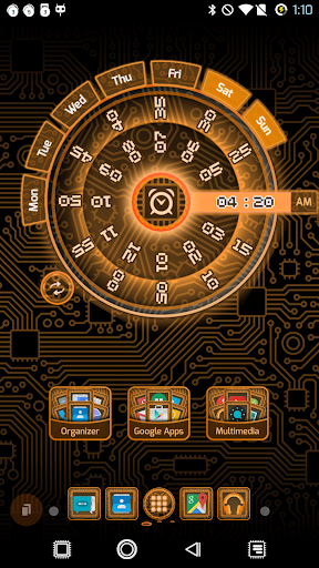 PCB Orange ⁞ TSF Shell 3 Theme screenshot 3