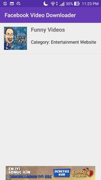 Video Downloader for Facebook screenshot 2