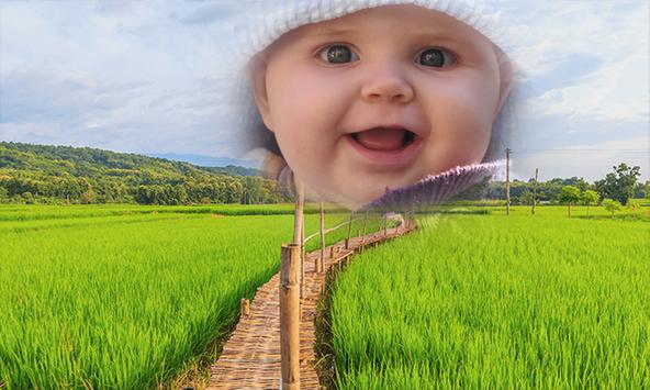 Beautiful Village Nature Photo Frames Application screenshot 5