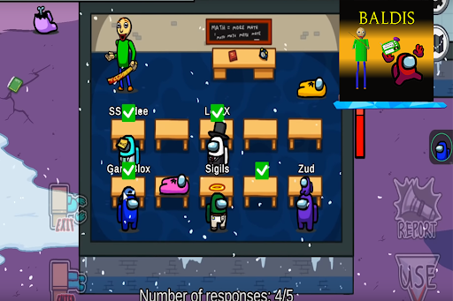 Among Us Baldi Mod screenshot 2