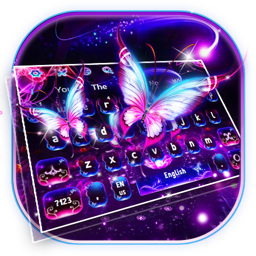 Twinkling Flash Butterfly Keyboard icon