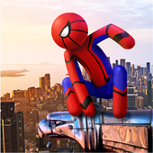 Spider Stickman Rope Hero - Street Gangster Fight icon