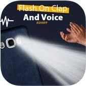 Flash On Clap And Voice