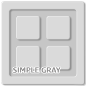 Simple Gray Go Adw Apex Theme icon