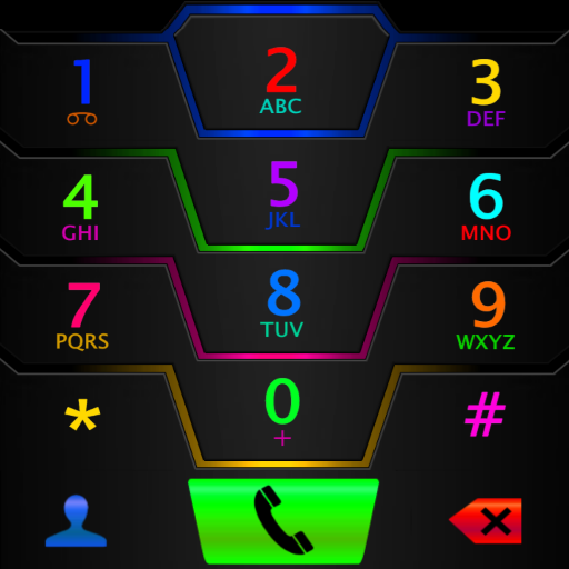 THEME DARKCITY COLORS EXDIALER आइकन