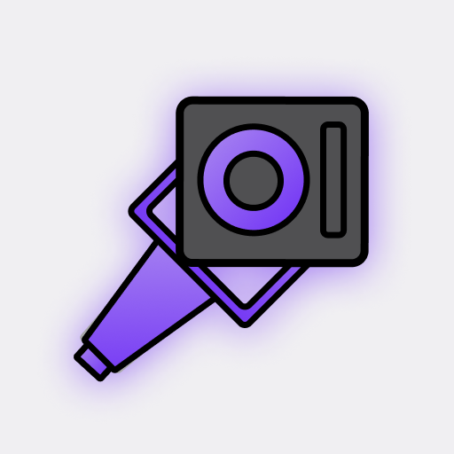 Stabilization camera icon
