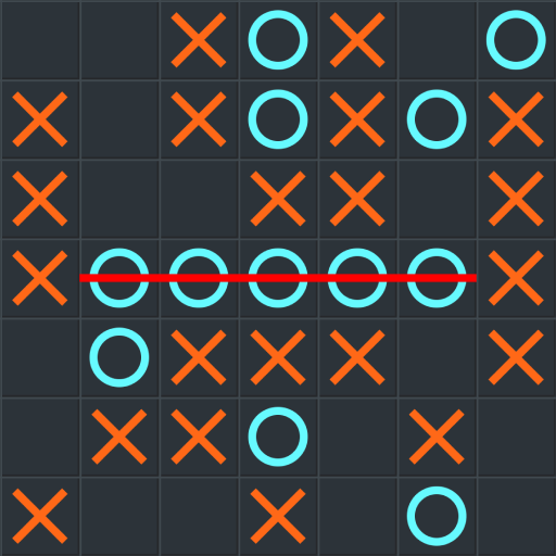 Tic Tac Toe Online | Five in a Row | Gomoku icon