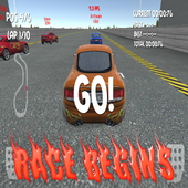 fast racing car 2015 3D icon