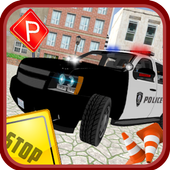 Real Police Car Chase: SUV Parking Simulator 3D icon