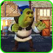Shrek Street Brawl Fight