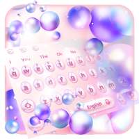 Cool colorful bubble theme keyboard