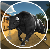 Angry Bull Hunting - Wild Bulls Hunter icon