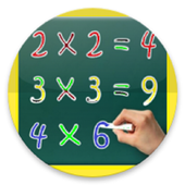 multiplication table learning for kids icon