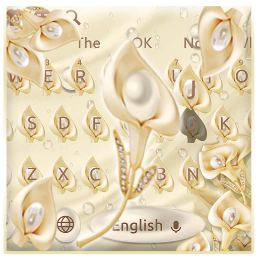 Luxury Calla Jewelry Keyboard icon