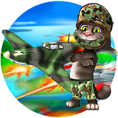Talking Cat My Tom Air Fighter : Shooting Airplane icon