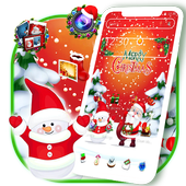 Adorable Santa Merry Christmas Theme أيقونة