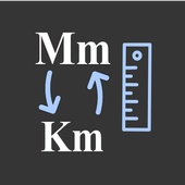 Millimeters to Kilometers / Mm to Km Converter icon