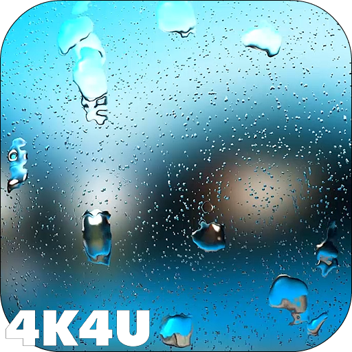 4K Rain Drops on Screen Live Wallpaper icon