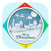 THEME XPERIA - Merry Christmas X icon