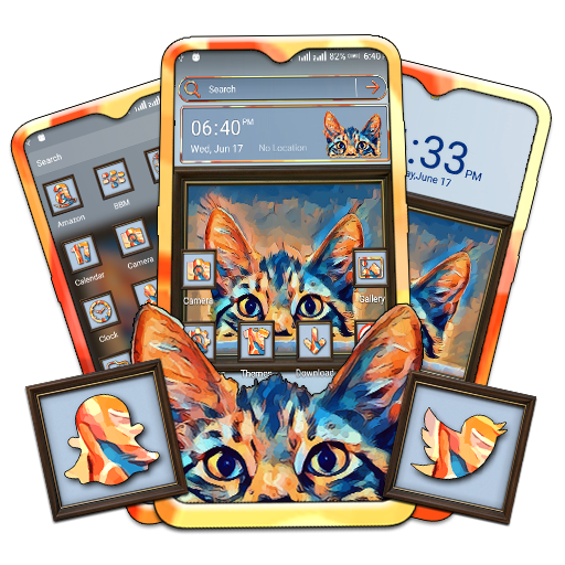 Cat Wall Frame Launcher Theme icon