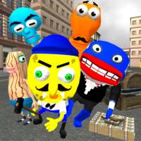 Sponge Simulator. City Survival Русский язык