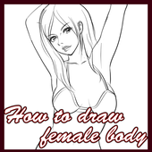 How to draw female body icon