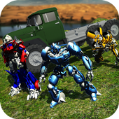 Robot Transporter Truck 3D icon