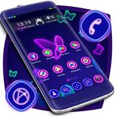 Cute Neon Launcher Theme icon