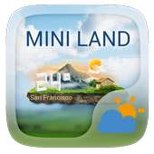 Mini Land Weather Widget Theme