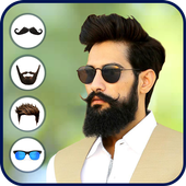 Man Mustache and Hair Styles : Boys Photo Editor icon