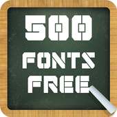 500 Fonts Free on 9Apps
