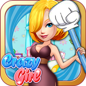 Crazy Girl: Game for girls icon
