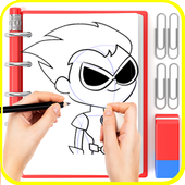 😍 How To Draw : Titans Go icon