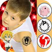 Tattoo Camera Editor For Nanatsu No Taizai on 9Apps