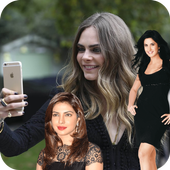 Selfie With Female Celebrity icon