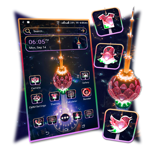 Oriental Pearl Tower Night Theme icon